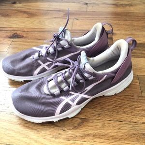 Purple ASICS Gel Running Shoes